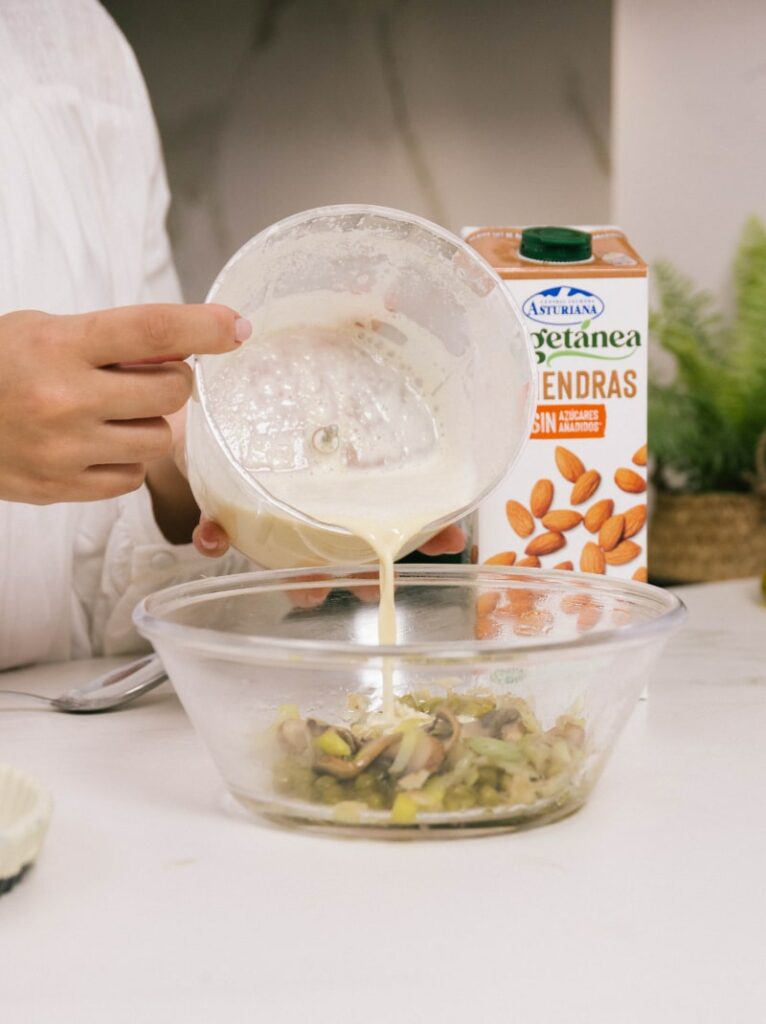 Receta de quiche de verduras.